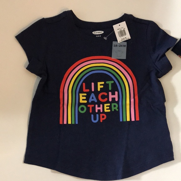 Old Navy Baby Girl Size 18-24 Month Short Sleeve Tops (Quantity 2) - Picture 2 of 6